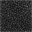 Miyuki Round Seed Beads, 11/0 Size, #401SF Semi-Matte Black (8.5 Gram Tube)