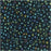 Miyuki Round Seed Beads, 11/0 Size, #452 Metallic Dark Blue Iris (8.5 Gram Tube)