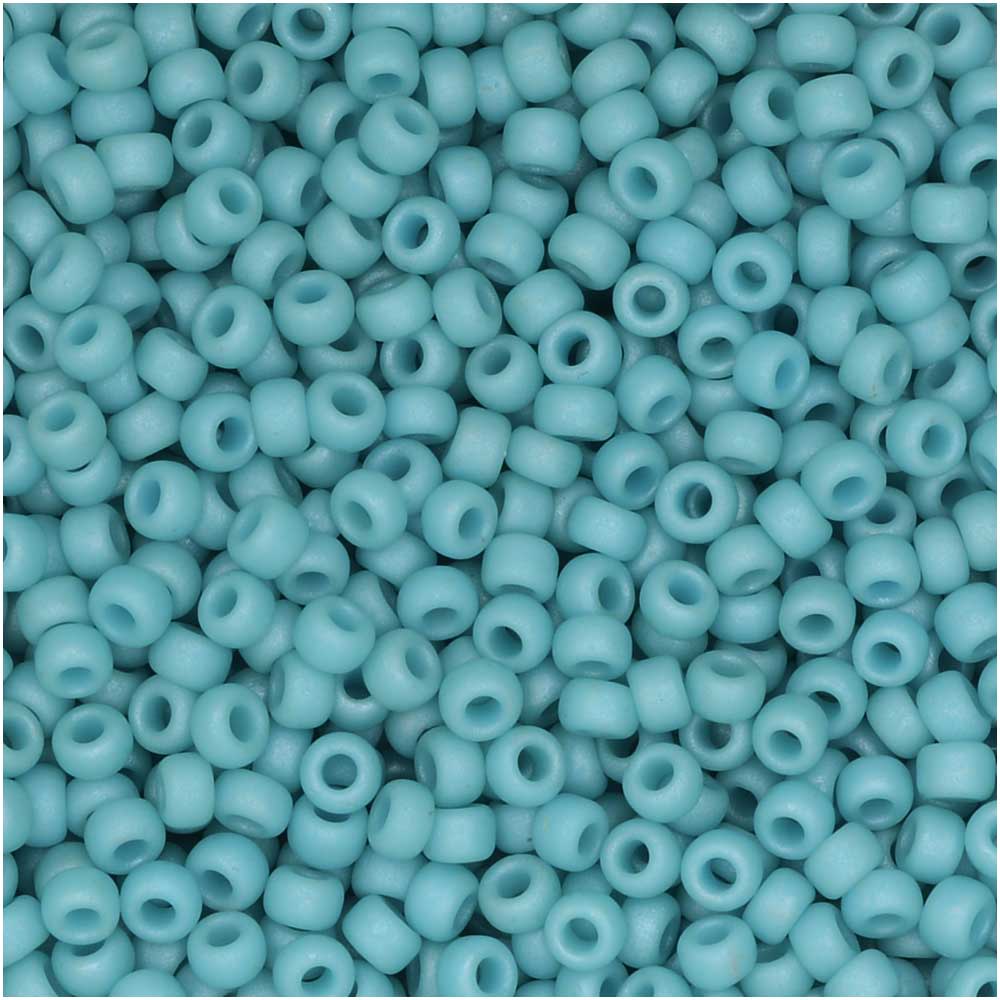 50 6mm Round Glass Beads Czech Glass Beads 6mm Druk Opaque Seafoam