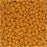 Miyuki Round Seed Beads, 11/0, #2041 Special Dyed Pale Pumpkin, Yellow-Orange (8.5 Gram Tube)
