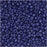 Miyuki Round Seed Beads, 11/0 Size, #2075 Matte Cobalt (8.5 Gram Tube)