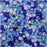 Miyuki Round Seed Beads, 11/0 Size, #MIX02 Blue Tones Mix (8.5 Gram Tube)