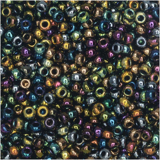 Miyuki Round Seed Beads, 11/0 Size, #MIX23 Heavy Metals Mix (8.5 Gram Tube)