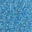 Miyuki Round Seed Beads, 11/0, #1018 Silver Lined Aqua AB (8.5 Gram Tube)