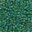 Miyuki Round Seed Beads, 11/0, #146FR Matte Transparent Green AB (8.5 Gram Tube)