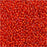 Miyuki Round Seed Beads, 15/0, #910 Silver Lined Flame Red (8.2 Gram Tube)