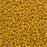 Miyuki Round Seed Beads, 15/0, #91233 Matte Opaque Mustard (8.2 Gram Tube)