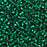 Miyuki Round Seed Beads, 15/0, #91422 Silver Lined Emerald (8.2 Gram Tube)