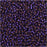 Miyuki Round Seed Beads, 15/0, #91426 Silver Lined Dark Purple (8.2 Gram Tube)