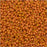 Miyuki Round Seed Beads, 15/0, #91479 Dyed Opaque Pumpkin (8.2 Gram Tube)