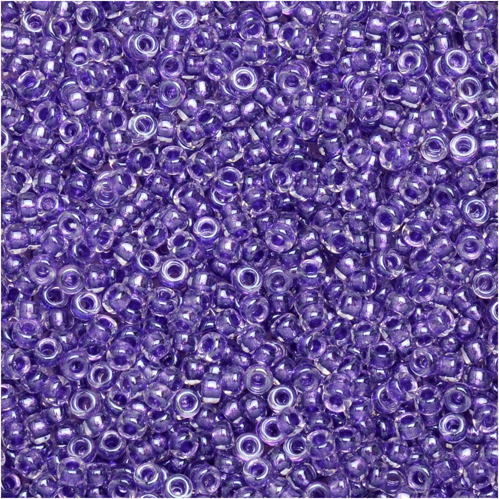 Miyuki Round Seed Beads 150 91531 Sparkle Purple Lined Crystal 82 Gram Tube — Beadaholique 2371