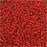 Miyuki Round Seed Beads, 15/0, #91639 Matte Silver Lined Dark Ruby (8.2 Gram Tube)