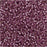 Miyuki Round Seed Beads, 15/0, #91650 Dyed Semi-Frosted Silver Lined Lavender (8.2 Gram Tube)