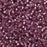 Miyuki Round Seed Beads, 15/0, #91650 Dyed Semi-Frosted Silver Lined Lavender (8.2 Gram Tube)