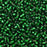 Miyuki Round Seed Beads, 15/0, #916 Silver Lined Green (8.2 Gram Tube)