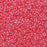 Miyuki Round Seed Beads, 15/0, #9226 Dark Coral Lined Crystal (8.2 Gram Tube)