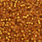Miyuki Round Seed Beads, 15/0, #92422F Matte Silver Lined Topaz (8.2 Gram Tube)