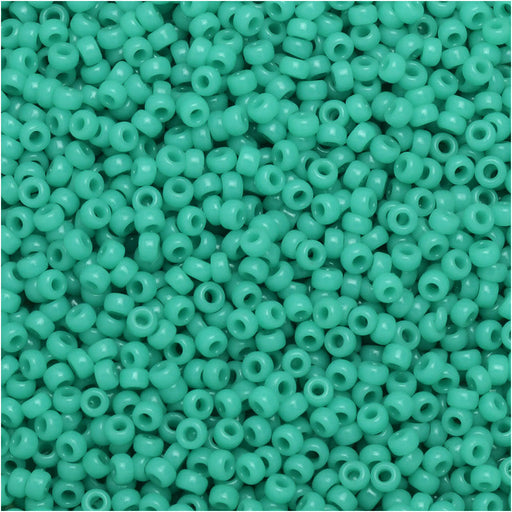 Miyuki Round Seed Beads, 15/0, #9412 Opaque Turquoise (8.2 Gram Tube)