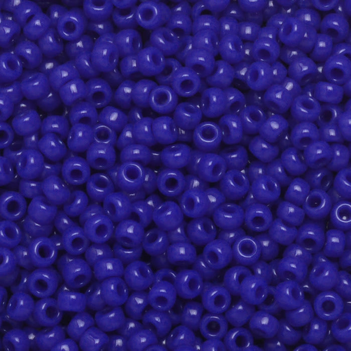 Miyuki Round Seed Beads, 15/0, #9414 Opaque Cobalt Blue (8.2 Gram Tube)