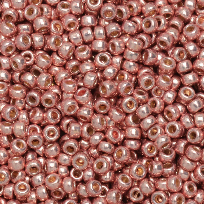 Miyuki Round Seed Beads, 15/0, #94209 Duracoat Galvanized Dark Coral (8.2 Gram Tube)
