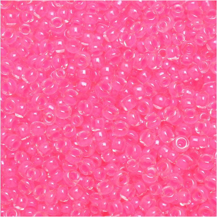 Miyuki Round Seed Beads, 15/0, #94299 Luminous Cotton Candy (8.2 Gram Tube)