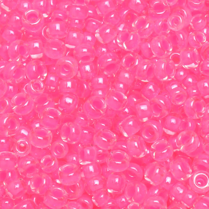 Miyuki Round Seed Beads, 15/0, #94299 Luminous Cotton Candy (8.2 Gram Tube)