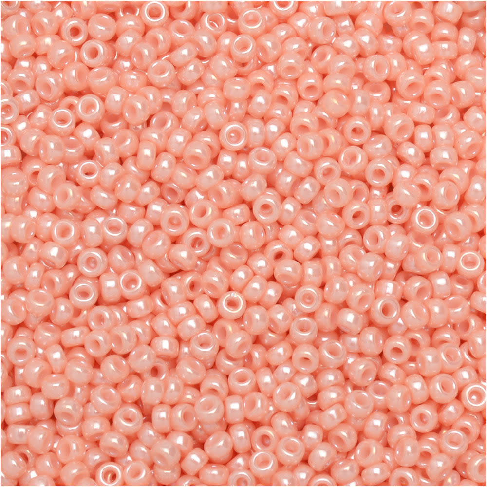 Miyuki Round Seed Beads, 15/0, #9429 Opaque Salmon (8.2 Gram Tube)