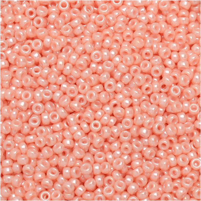 Miyuki Round Seed Beads, 15/0, #9429 Opaque Salmon (8.2 Gram Tube)