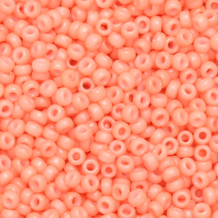 Miyuki Round Seed Beads, 15/0, #94462 Duracoat Opaque Dyed Light Pink (8.2 Gram Tube)