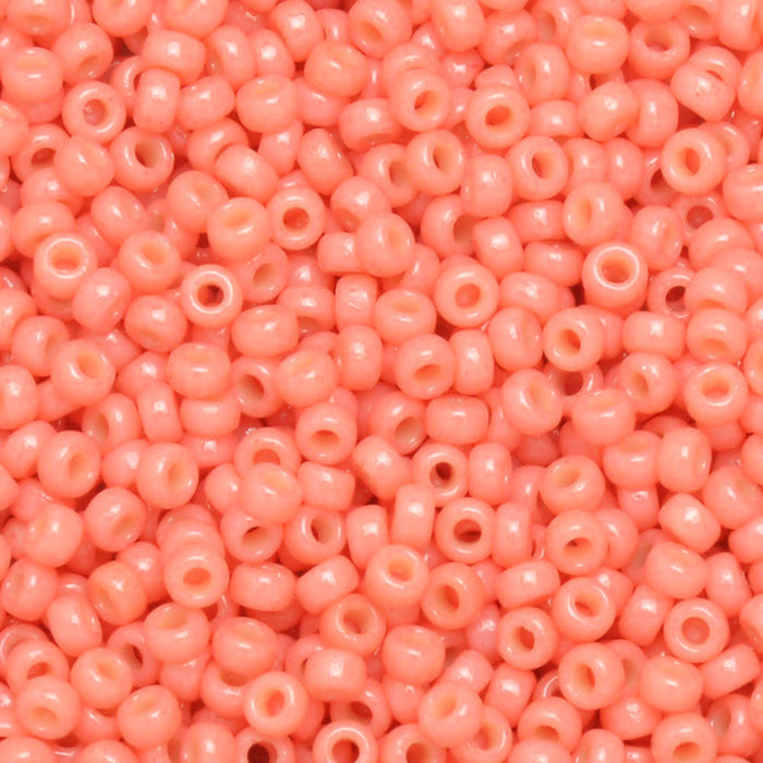 Miyuki Round Seed Beads, 15/0, #94464 Duracoat Opaque Dyed Rose (8.2 Gram Tube)