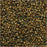 Miyuki Round Seed Beads, 15/0, #94517 Picasso Brown (8.2 Gram Tube)