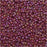 Miyuki Round Seed Beads, 15/0, #94696 Frost Opaque Glaze Rainbow Dark Red (8.2 Gram Tube)