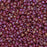 Miyuki Round Seed Beads, 15/0, #94696 Frost Opaque Glaze Rainbow Dark Red (8.2 Gram Tube)