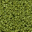 Miyuki Round Seed Beads, 15/0, #94697 Frost Opaque Glaze Rainbow Olive (8.2 Gram Tube)