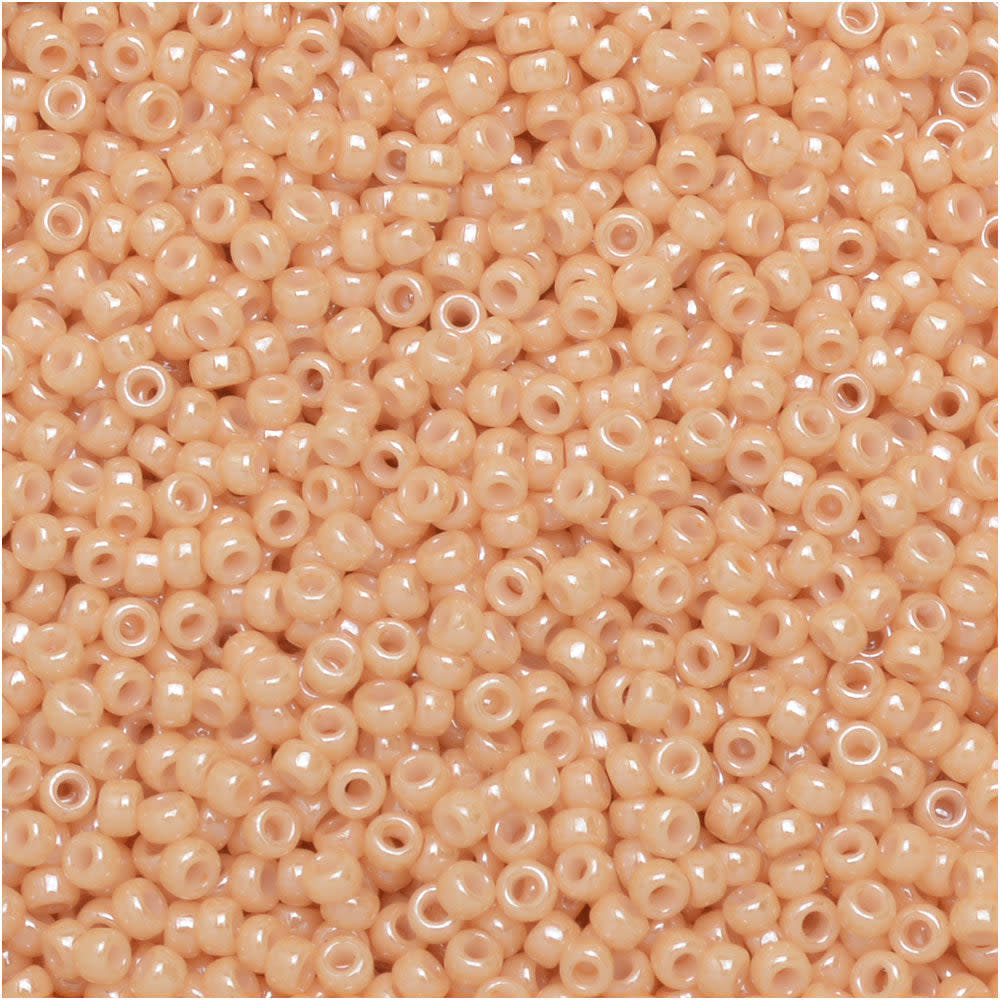 Miyuki Round Seed Beads, 15/0, #9593 Ceylon Beige (8.2 Gram Tube)