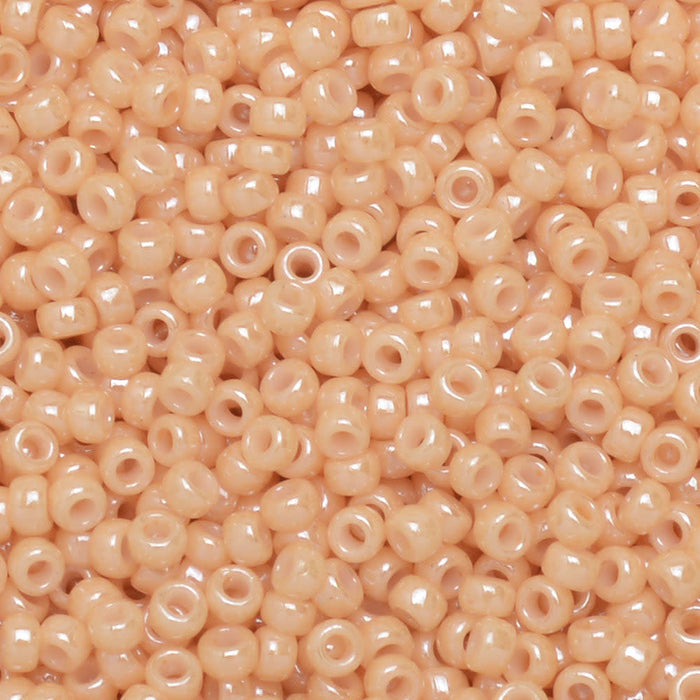 Miyuki Round Seed Beads, 15/0, #9593 Ceylon Beige (8.2 Gram Tube)