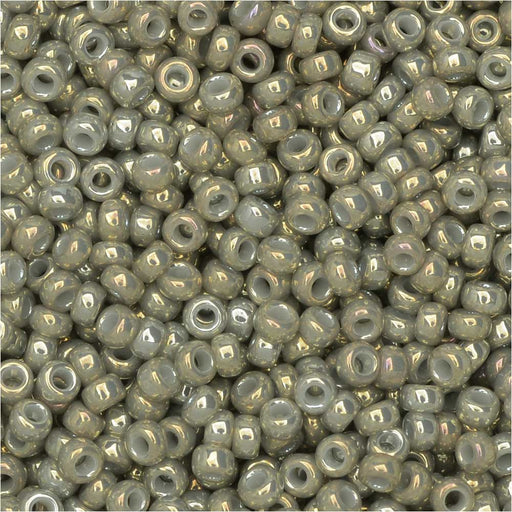Miyuki Round Seed Beads, 11/0, #1865 Galvanized Gray Luster (8.5 Gram Tube)