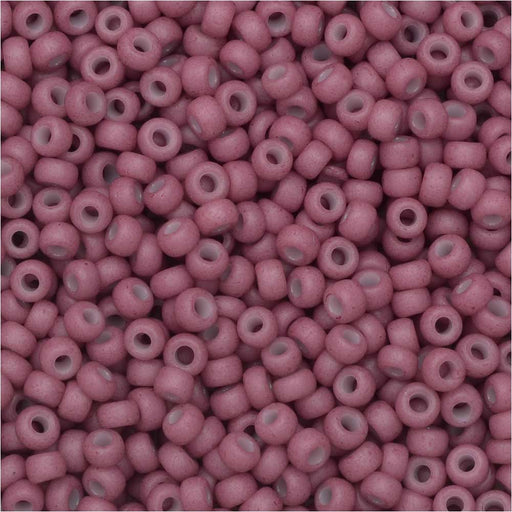 Miyuki Round Seed Beads, 11/0, #2046 Special Dyed Old Rose (8.5 Gram Tube)