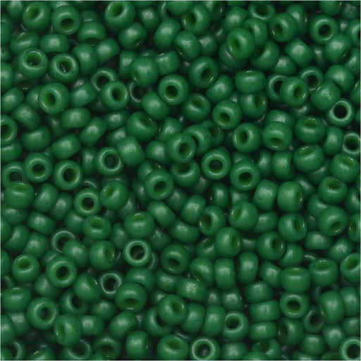 Miyuki Round Seed Beads, 11/0, #2048 Special Dyed Hunter Green (8.5 Gram Tube)