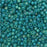 Miyuki Round Seed Beads, 11/0, #2405FR Matte Transparent Teal AB (8.5 Gram Tube)