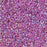 Miyuki Round Seed Beads, 11/0, #264 Raspberry Lined Crystal AB (8.5 Gram Tube)