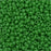 Miyuki Round Seed Beads, 11/0, #411 Opaque Jade Green (2.5" Tube)