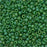 Miyuki Round Seed Beads, 11/0, #411FR Matte Opaque Green AB (8.5 Gram Tube)