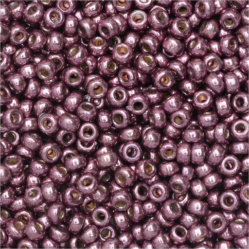 Miyuki Round Seed Beads, 11/0, #4220 Galvanized Eggplant (8.5 Gram Tube)