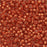 Miyuki Round Seed Beads, 11/0, #4244 Silver Lined Persimmon (8.5 Gram Tube)
