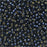 Miyuki Round Seed Beads, 11/0, #4282 Duracoat Silver Lined Dark Navy Blue (8.5 Gram Tube)