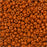 Miyuki Round Seed Beads, 11/0, #4458 Duracoat Opaque Dyed Red Brown (8.5 Gram Tube)