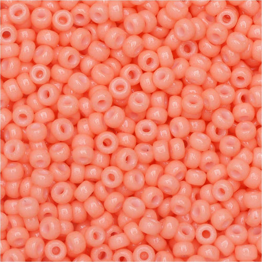 Miyuki Round Seed Beads, 11/0, #4462 Duracoat Opaque Dyed Light Pink (8.5 Gram Tube)