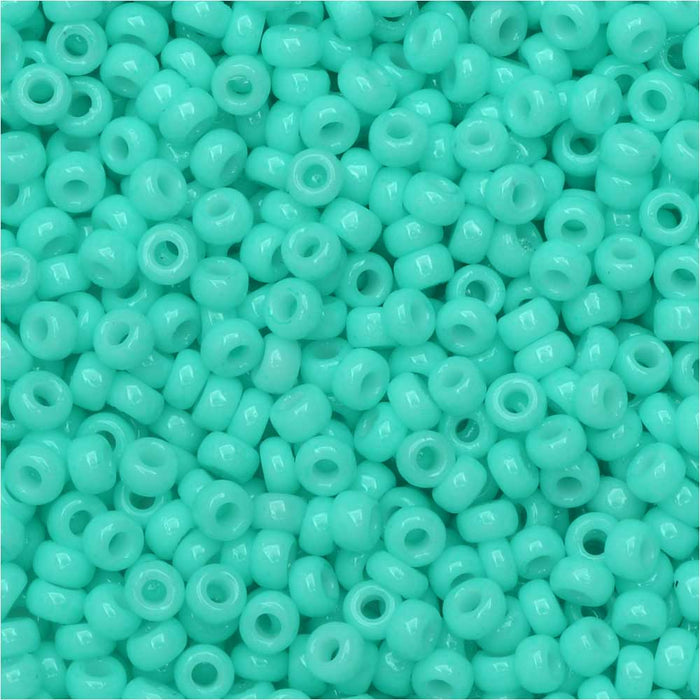 Miyuki Round Seed Beads, 11/0, #4472 Duracoat Opauqe Dyed Seafoam (8.5 Gram Tube)