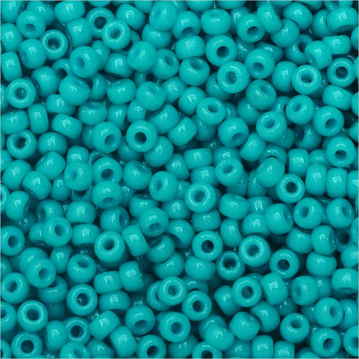 Miyuki Round Seed Beads, 11/0, #4480 Duracoat Opaque Dyed Ocean (8.5 Gram Tube)